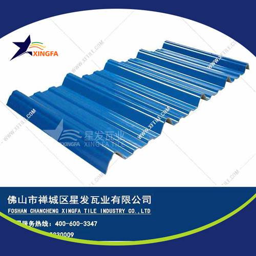 厚度3.0mm蓝色900型PVC塑胶瓦 三门峡工程钢结构厂房防腐隔热塑料瓦 pvc多层防腐瓦生产网上销售